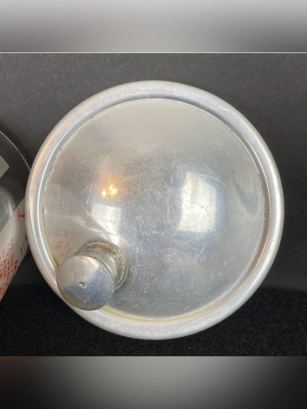 Vintage Glass Mid Century Martini Cocktail Lidded Shaker with Drink Recipes